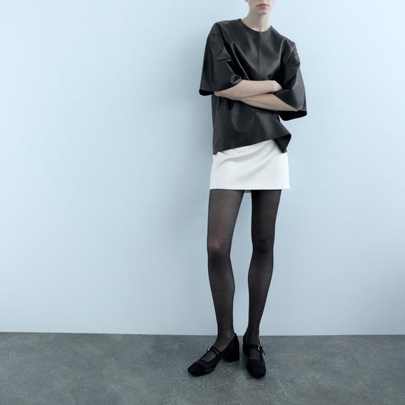 SOLD - Zara Mesh Heeled Mary Janes US 6.5 - Picture 9 of 9